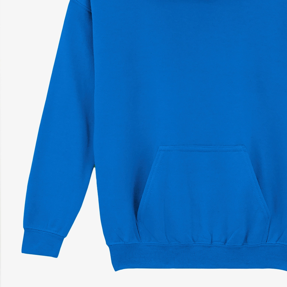 Gildan 18500b_plain_closeup_royal