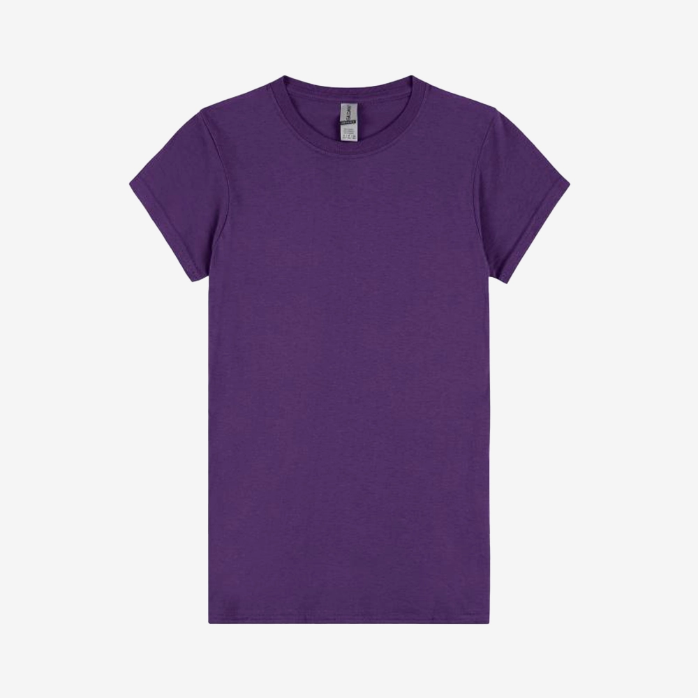 Gildan 64000l front_purple