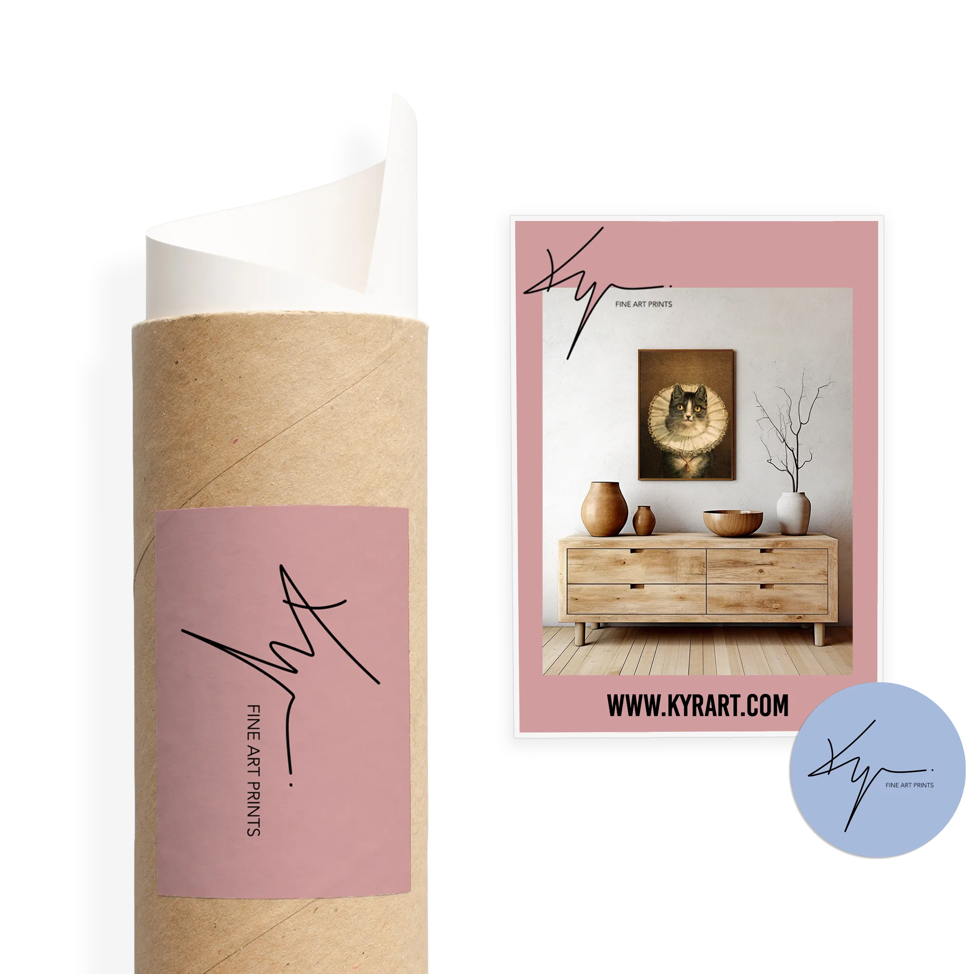 Custom packaging inserts from Prodigi