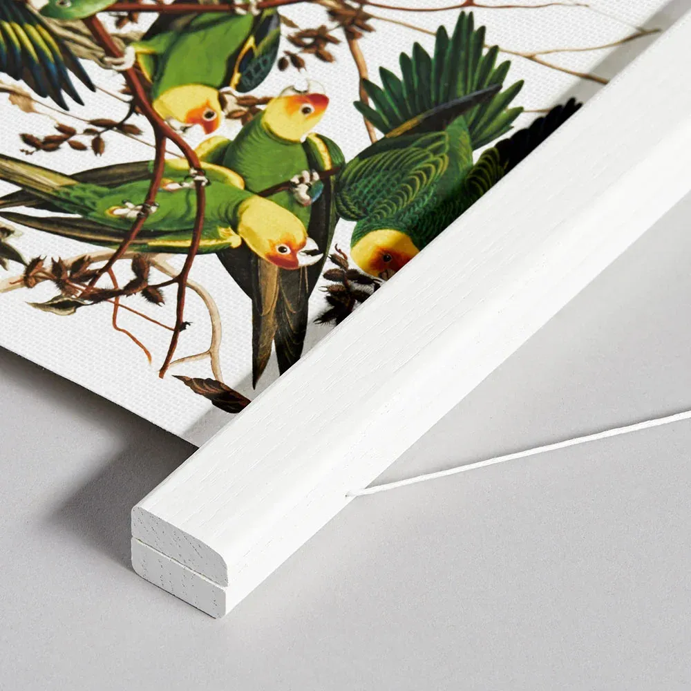 Poster hanger in white with canvas