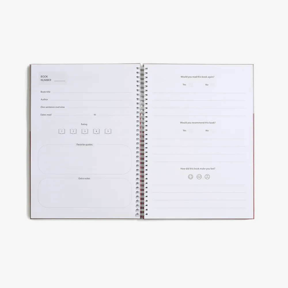 Reading journals from Prodigi