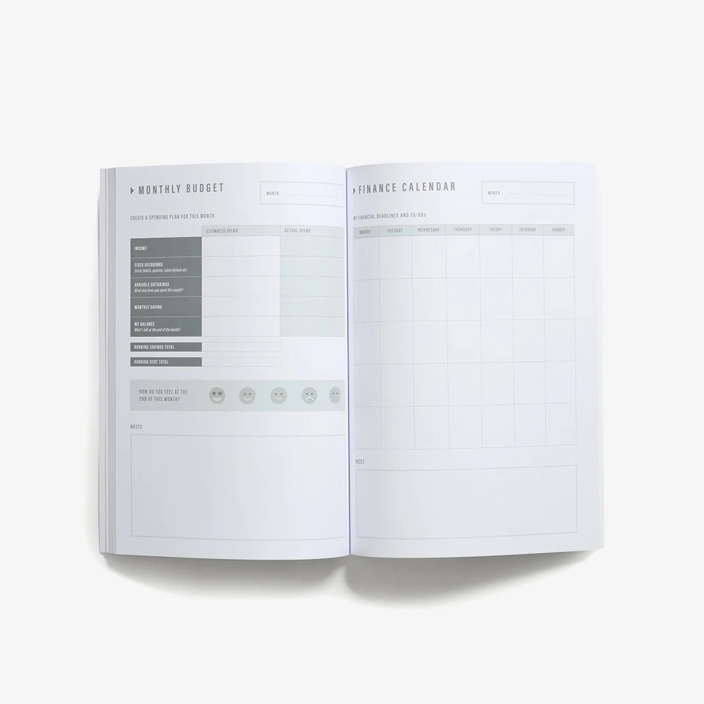 Prodigi finance planner monthly budget
