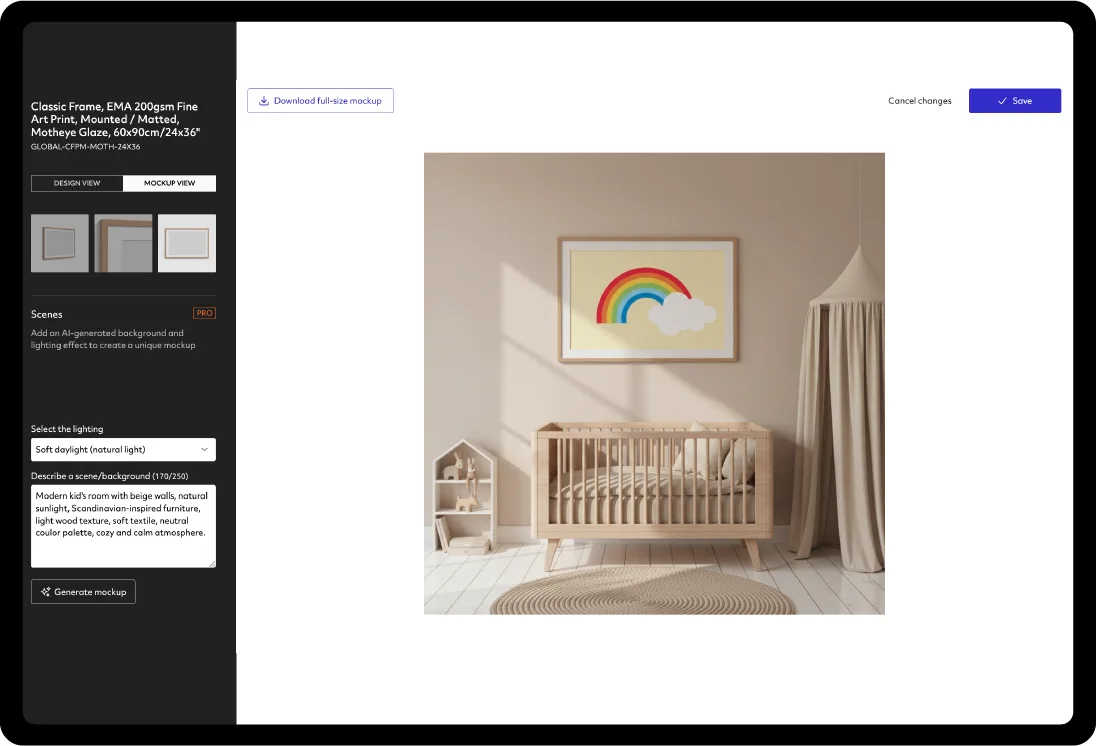 Build your print on demand product listings