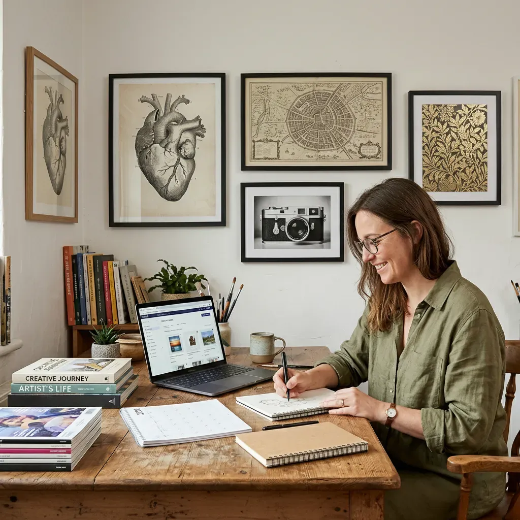 An artist studio